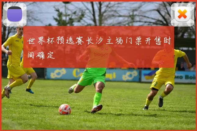 世界杯预选赛长沙主场门票开售时间确定